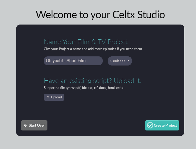 how to download celtx script to pdf